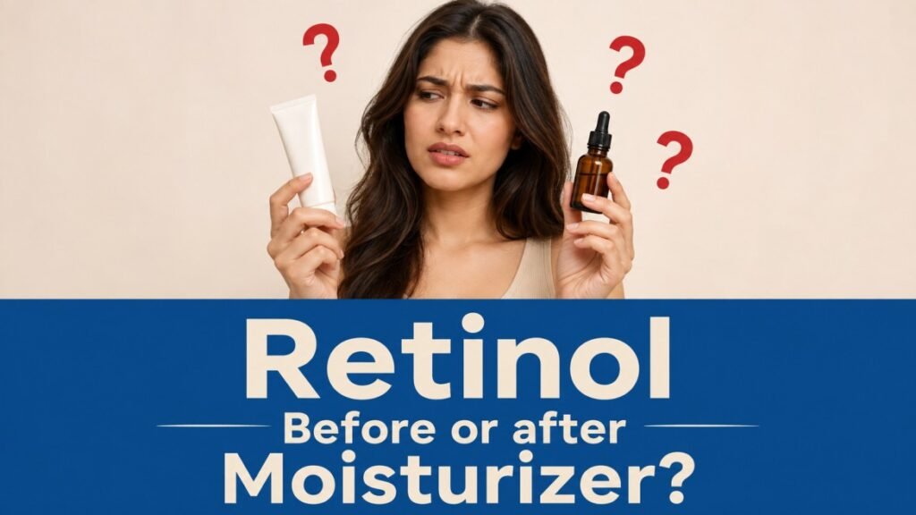 Retinol Before or After Moisturizer
